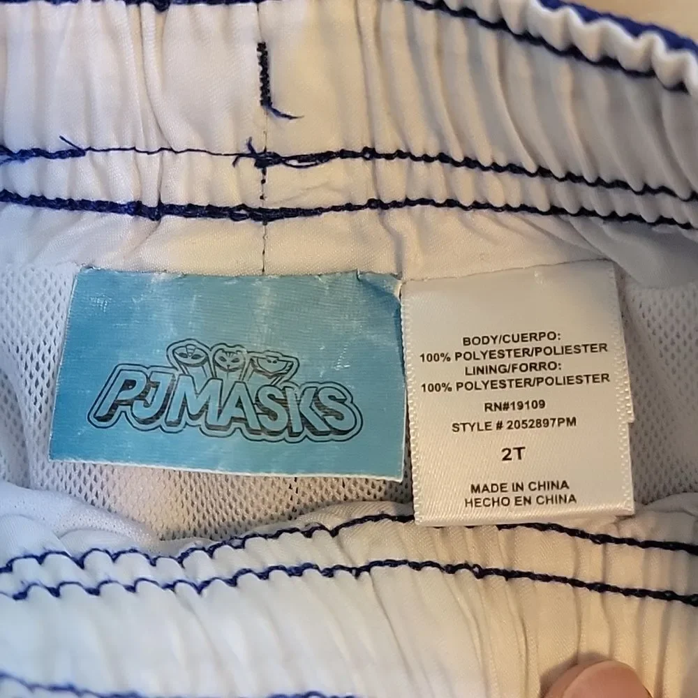 PJ MASKS SWIM TRUNKS, SIZE 2T